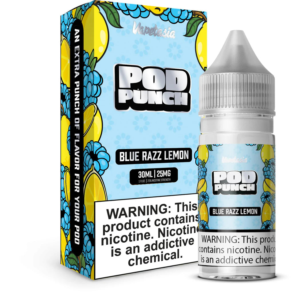 Vapetasia Salts Pod Punch Blue Razz Lemon