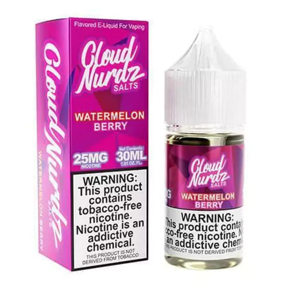 Cloud Nurdz Salt Watermelon Berry