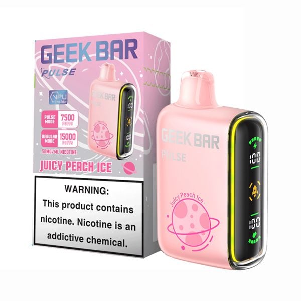 Geek Bar Pulse 15k Juicy Peach Ice