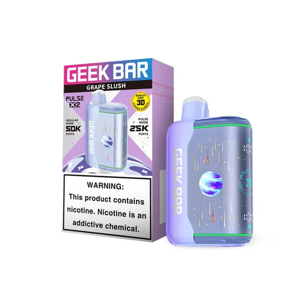 Geek Bar Clr Bluerazz Grape Slush