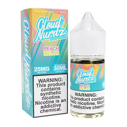 Cloud Nurdz Iced Salt Peach Melon