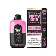 Fifty Bar v20k Strawberry Cereal Donut Milk