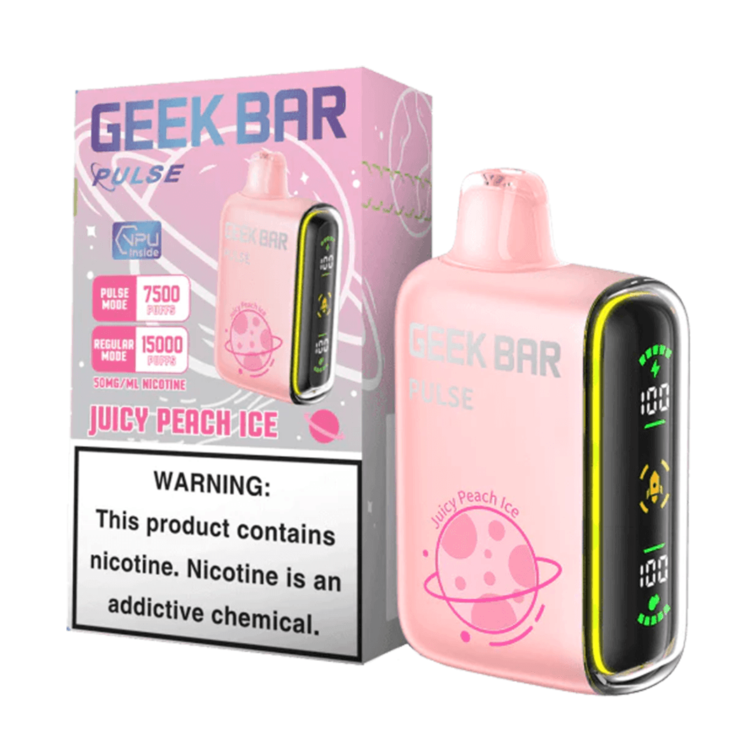 Geek Bar Pulse 15000 -  Juicy Peach Ice