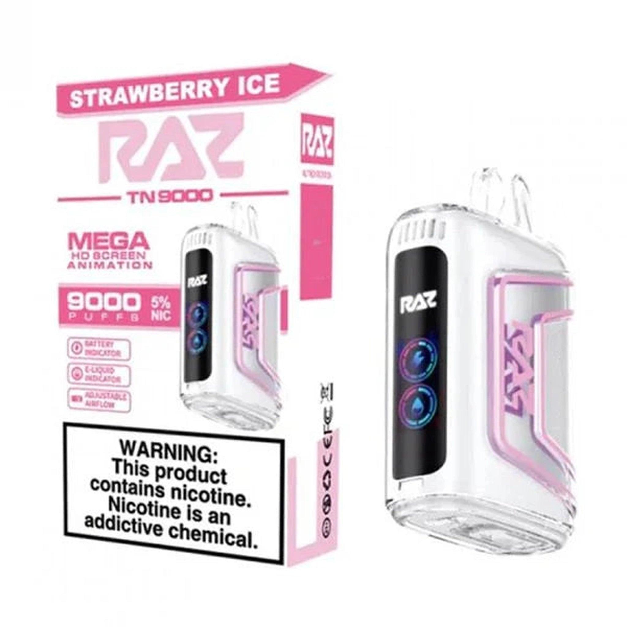 Raz 9000 - Strawberry Ice - TK PLUS