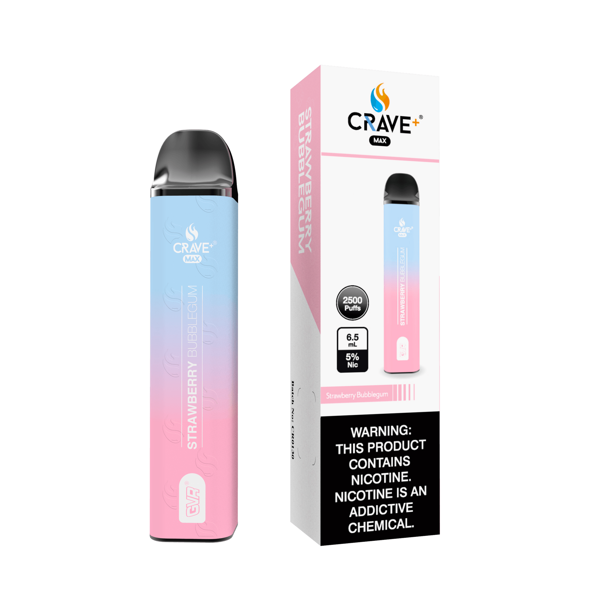 Crave Max 2500  Strawberry Bubblegum