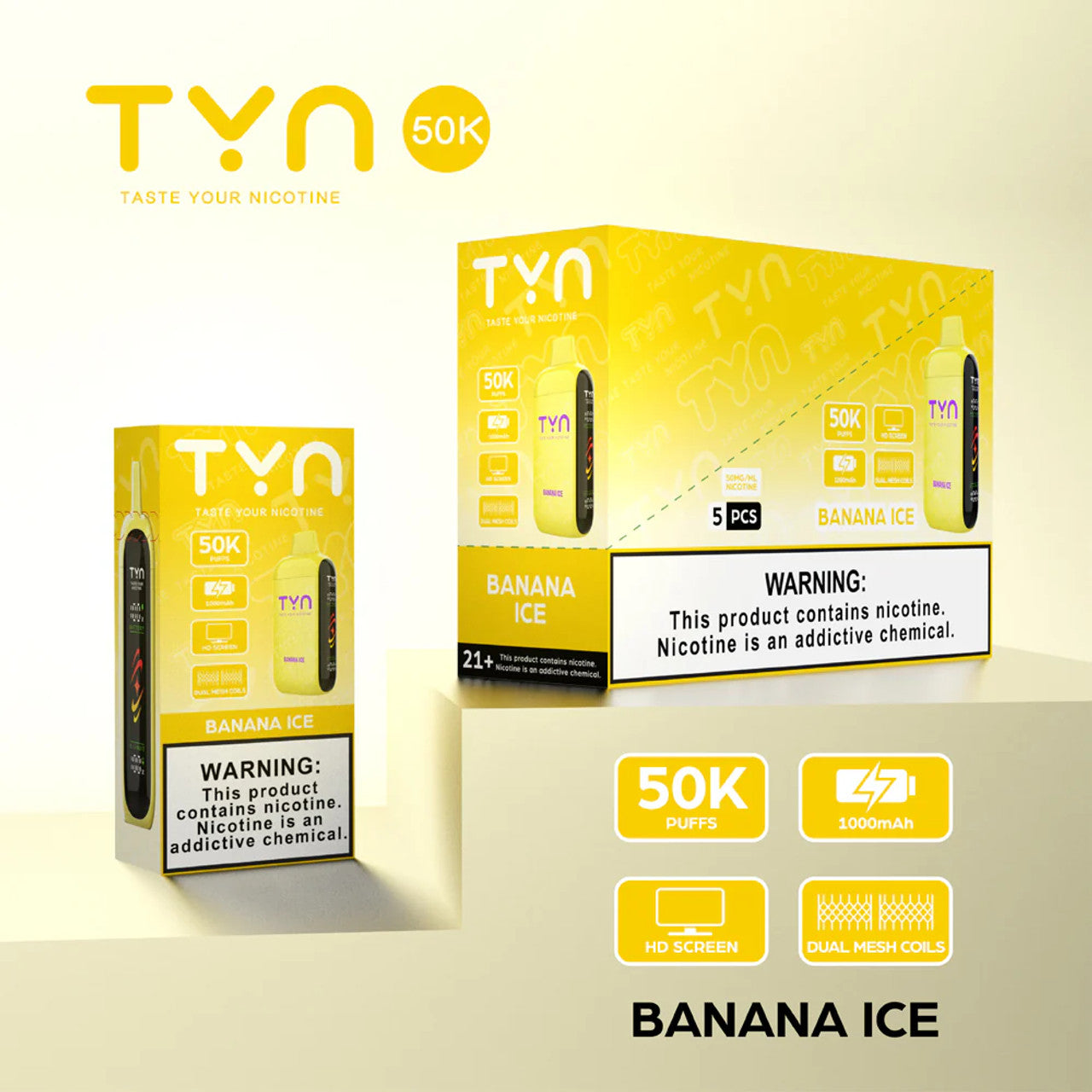 Tyn 50k Banana Ice