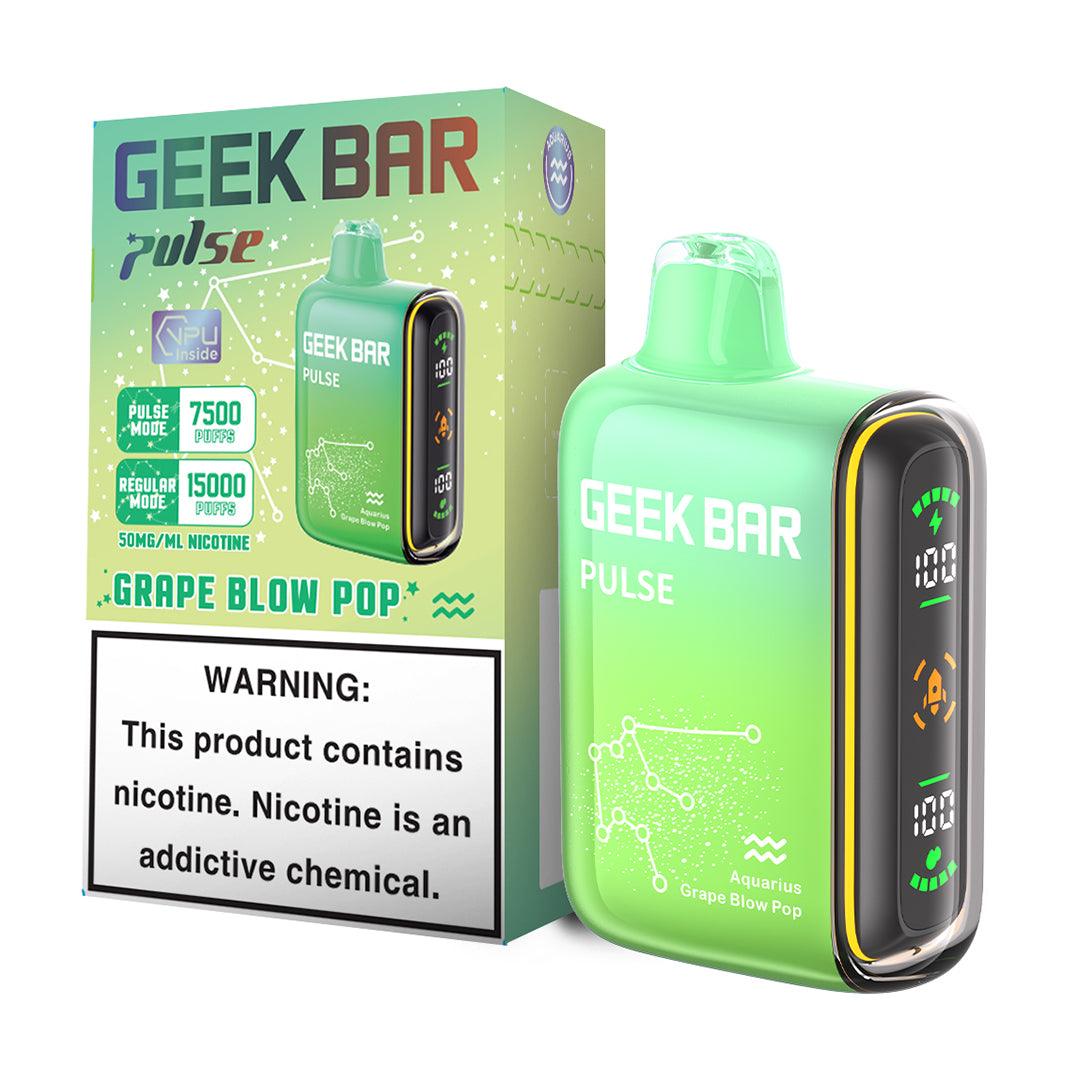 Geek Bar Pulse 15000 -  Grape Blow Pop