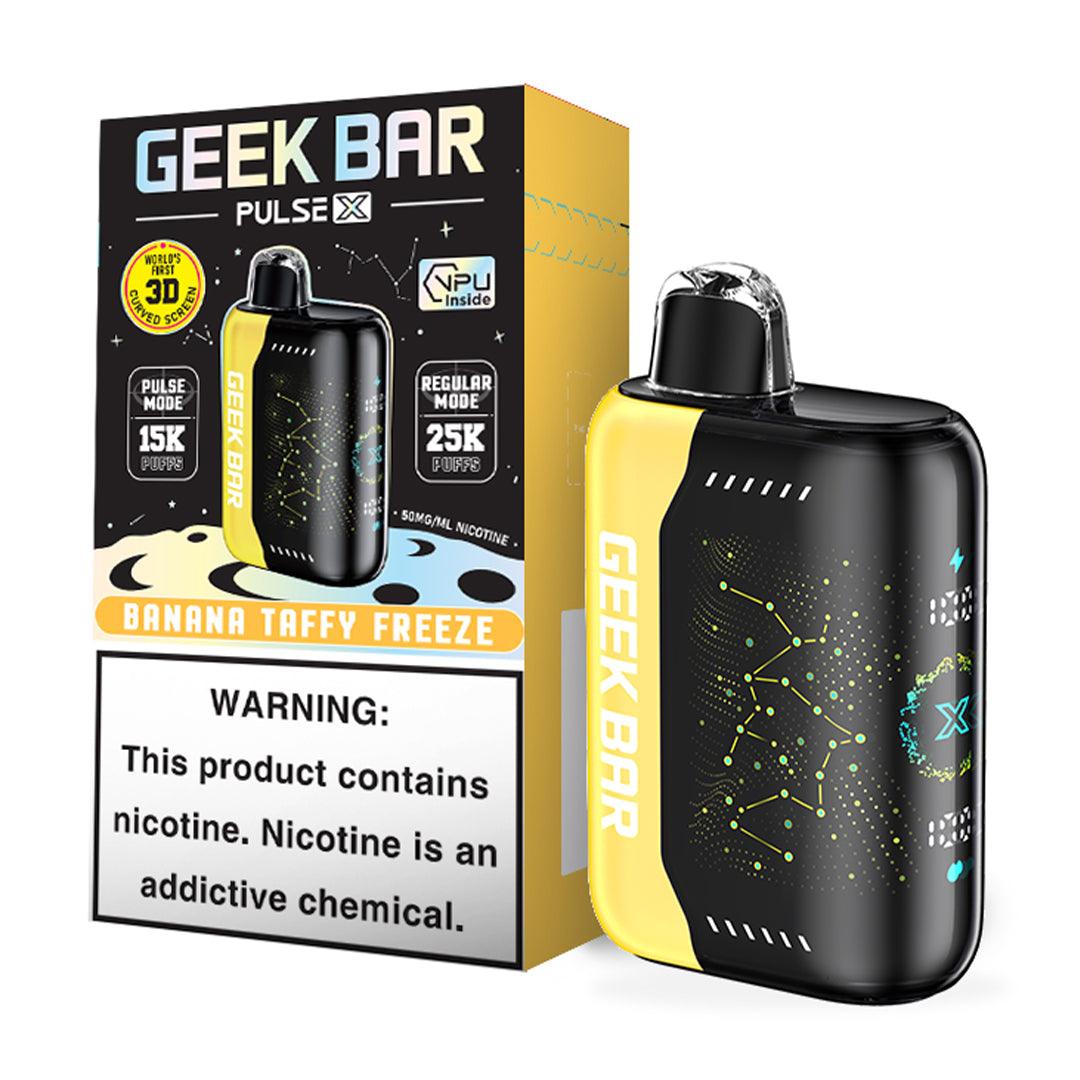 Geek Bar Pulse X - 25k Banana Taffy Freeze